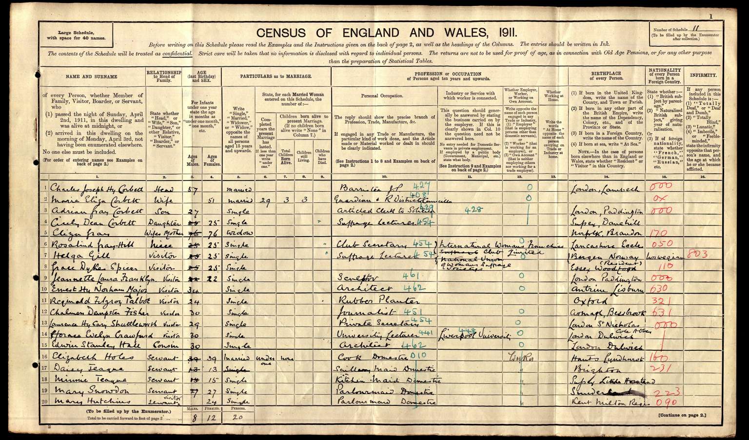 Census 21-Using Historical Records for Research - Strike a Light